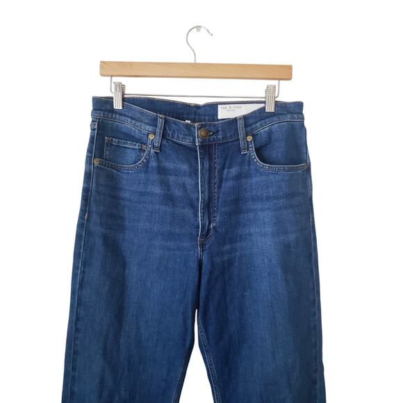 Rag & Bone Harlow Mid Rise Ankle Straight Jeans Size 29 - Picture 2 of 12